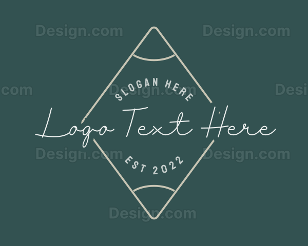 Luxury Cursive Wordmark Logo