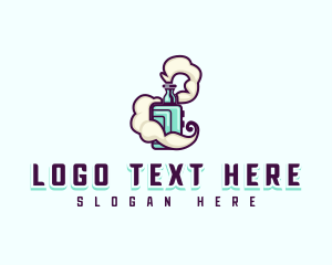 Smoking Vape Cigarette logo