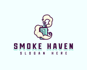 Smoking Vape Cigarette logo