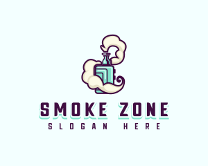 Smoking Vape Cigarette logo design