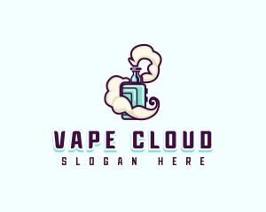 Smoking Vape Cigarette logo design