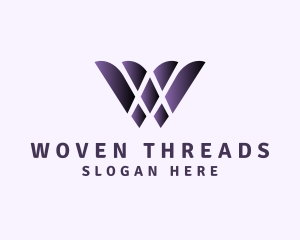 Purple Generic Letter W logo design