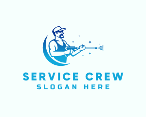 Cleaning Service Worker logo
