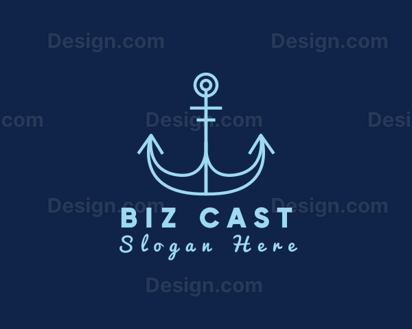 Anchor Nautical Maritime Logo