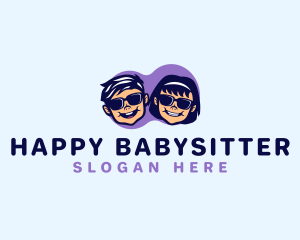 Happy Kids Sunglasses logo design