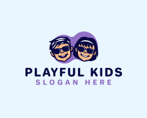 Happy Kids Sunglasses logo design