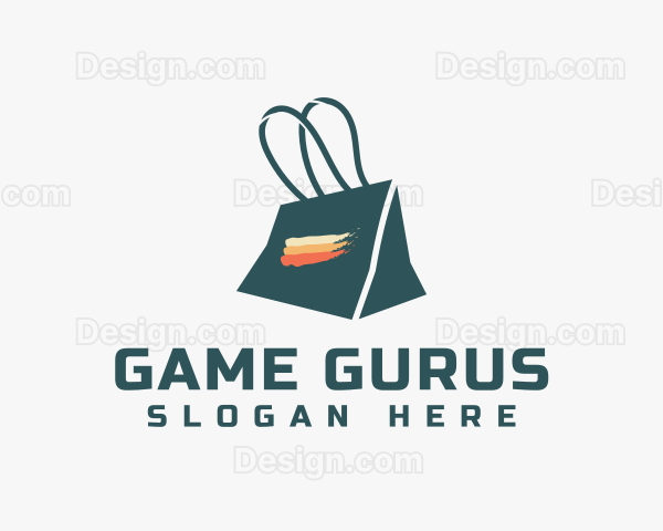 Colorful Shopping Bag Logo