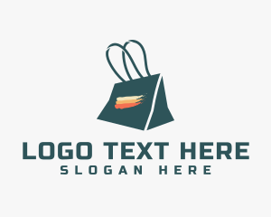 Shop - Colorful Shopping Bag logo design