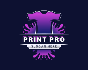 Printing Tshirt Garment logo design