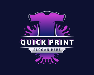 Printing Tshirt Garment logo design