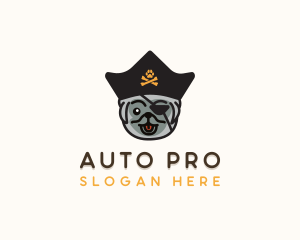 Pet Puppy Dog Pirate  logo