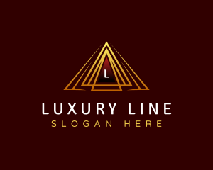 Luxury Pyramid Finance logo design