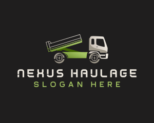 Truck Vehicle Transportation logo design