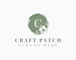 Floral Craft Wedding Event logo design