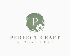 Floral Craft Wedding Event logo design