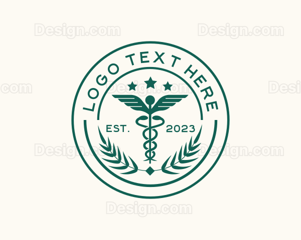 Medical Caduceus Pharmacy Logo