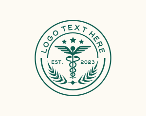 Medical Caduceus Pharmacy Logo