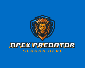 Gaming Shield Lion logo design