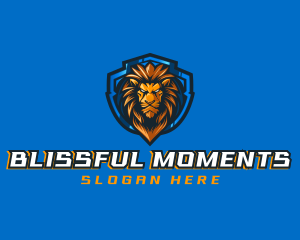 Gaming Shield Lion logo design