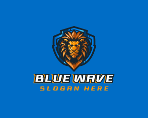 Gaming Shield Lion logo design