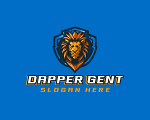 Gaming Shield Lion logo design
