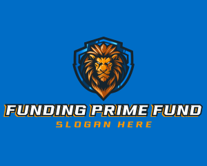 Gaming Shield Lion logo design