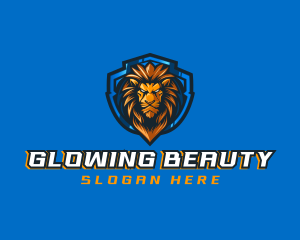 Gaming Shield Lion logo design