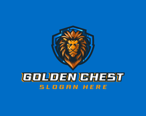 Gaming Shield Lion logo design