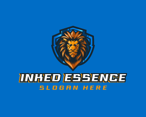 Gaming Shield Lion logo design