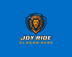 Gaming Shield Lion logo design