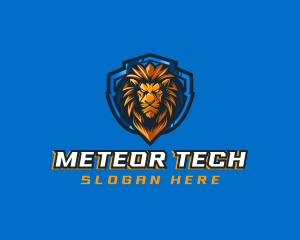 Gaming Shield Lion logo design