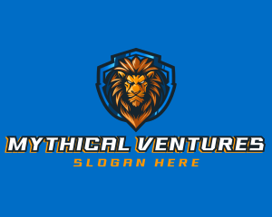 Gaming Shield Lion logo design