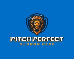 Gaming Shield Lion logo design