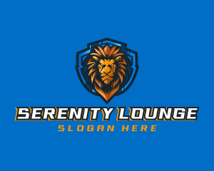 Gaming Shield Lion logo design