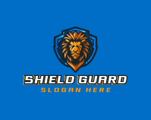 Gaming Shield Lion logo design