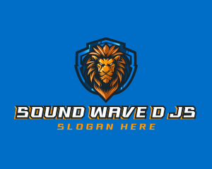 Gaming Shield Lion logo design