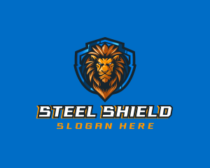 Gaming Shield Lion logo design