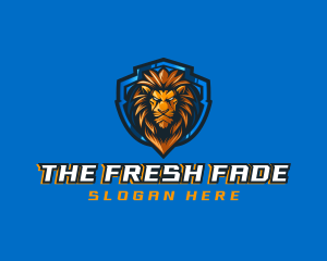 Gaming Shield Lion logo design