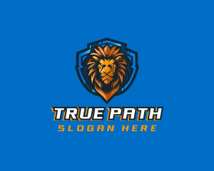 Gaming Shield Lion logo design