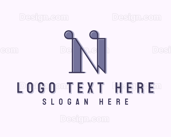 Law Firm Letter N Logo