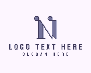 Law Firm Letter N logo