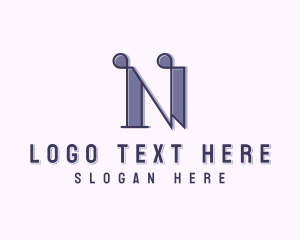 Law Firm Letter N Logo