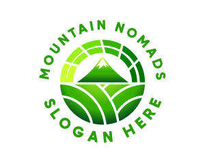 Green Mountain Tour logo design