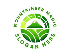 Green Mountain Tour logo design