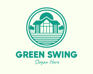 Green Cottage House Logo