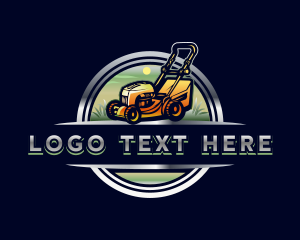 Lawn Care Mowing logo