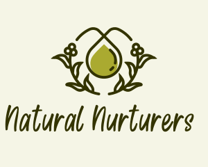 Natural Oil Therapy  logo design