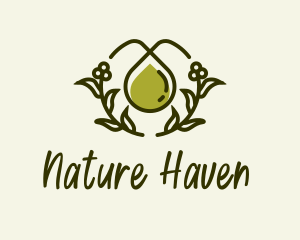 Natural Oil Therapy  logo design