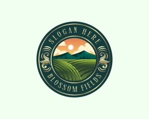 Agriculture Farm Field logo design