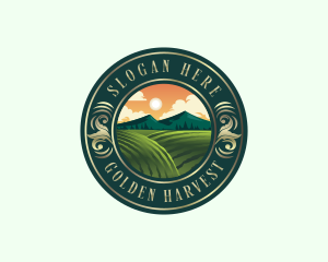 Agriculture Farm Field logo design